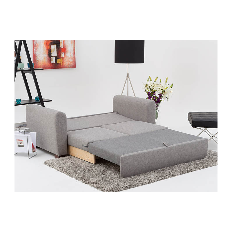 Sofa w szarej tkaninie Malton
