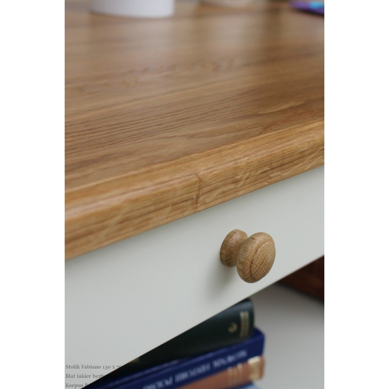 Stolik Fabiano- dębowy blat