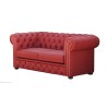 Czerwona Sofa Chesterfield Tono 200 cm