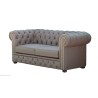 Szara Sofa Chesterfield Tono 200 cm