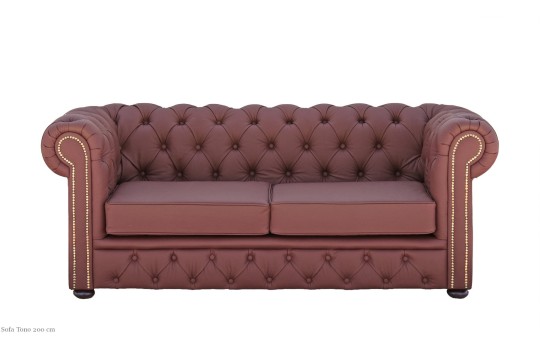 Brązowa Kanapa Chesterfield Brązowa Kanapa Chesterfield