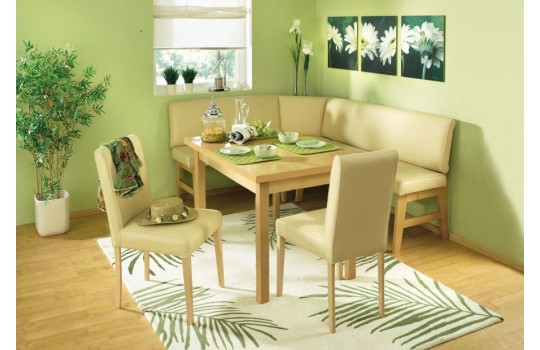 Narożnik Mostar w komplecie ze stołem i krzesłami