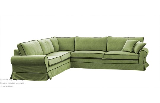 Zielony klasyczny narożnik Brylant 300 x 300 cm