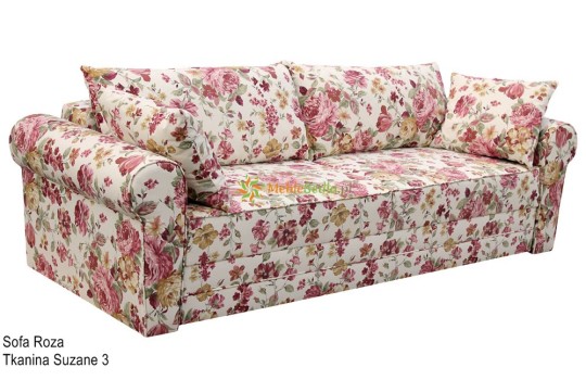 Sofa w kwiaty Roza