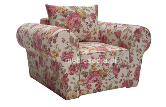 Fotel Roza boczki o szerokości 30 cm 