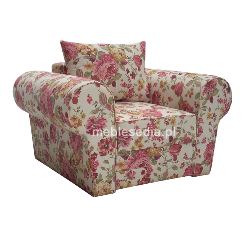 Fotel Roza boczki o szerokości 30 cm 