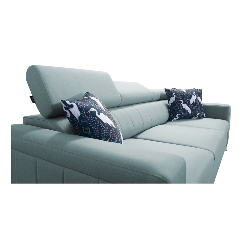 Sofa z regulowanymi zagłówkami 