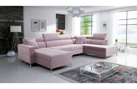 sofa z wygodnym oparciem do salonu 