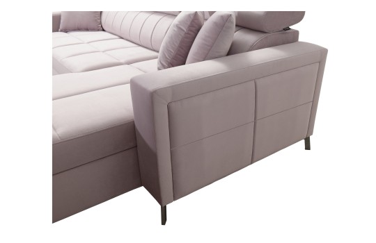 sofa z szezlongiem do salonu 