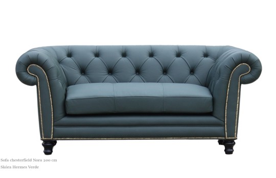 sofa skórzana Chesterfield Nora 