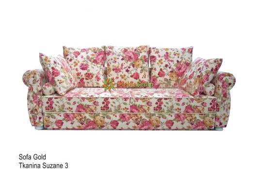 Kanapa w róże Gold 3