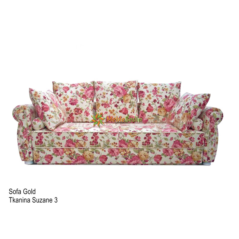 Kanapa w róże Gold 3
