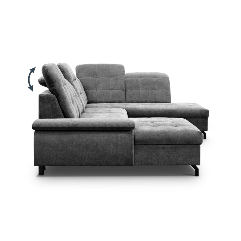 sofa z regulowanymi zagłówkam 