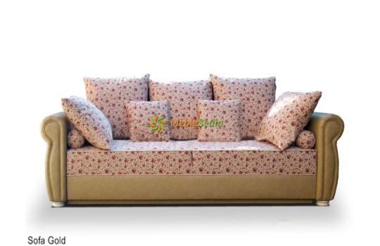 Kanapa kwiatowa Gold 3