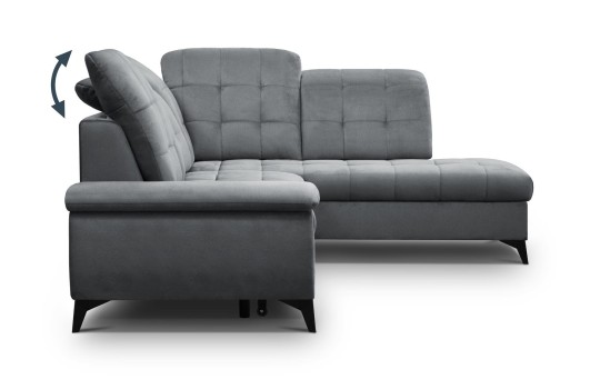 sofa z wygodnymi zagłówkami 