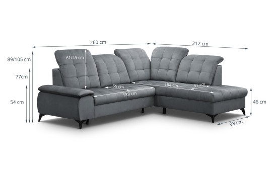 narożnik w wersji Mini Matrix 