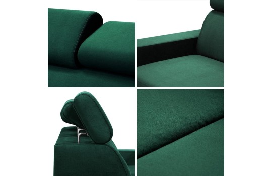 sofa z dodatkami nowoczesnymi 