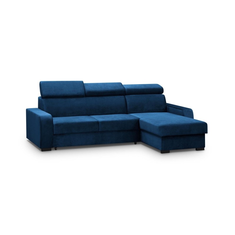 ggranatowa sofa do salonu 