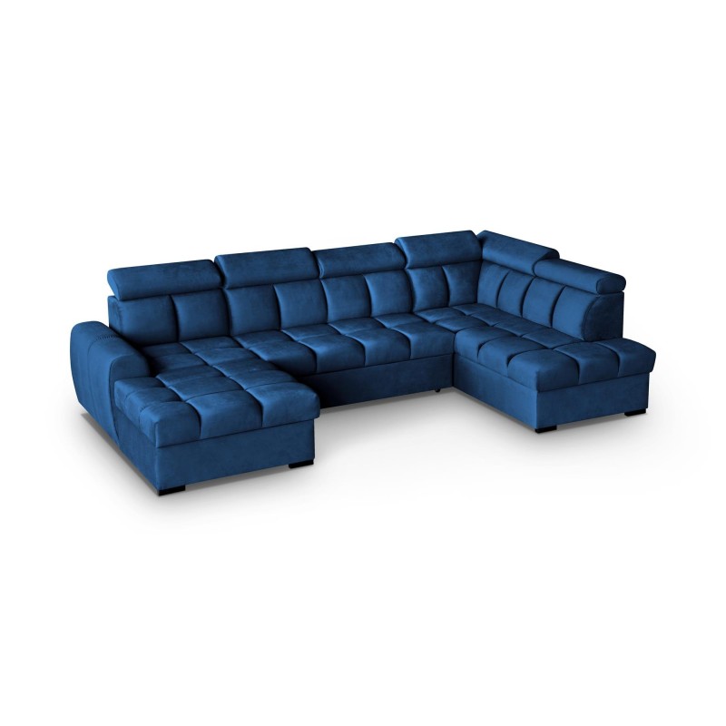 Granatowa sofa do salonu Storm 