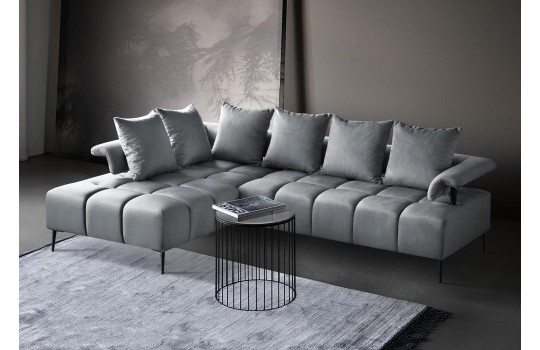 szary narożnik do salonu Welma 