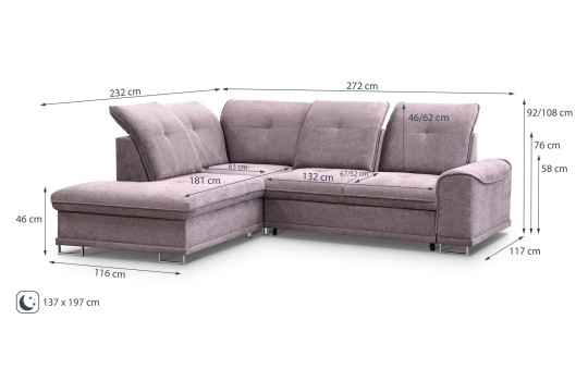 sofa w materiale plecionym Dexter 