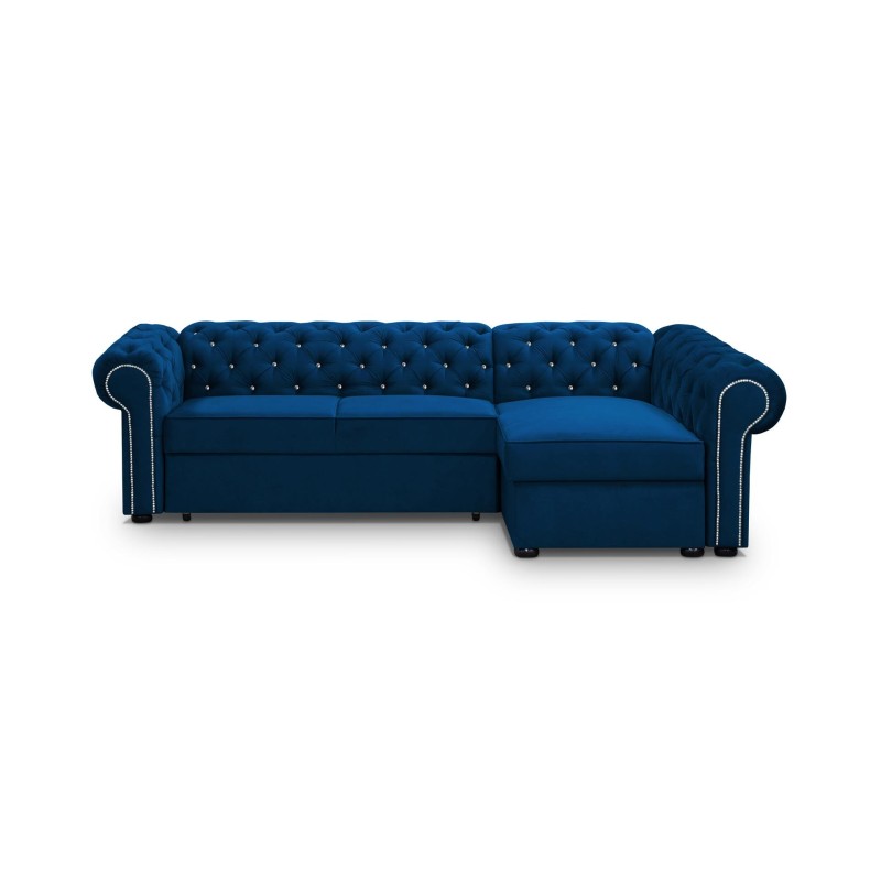 sofa chesterfield z szezlongiem 