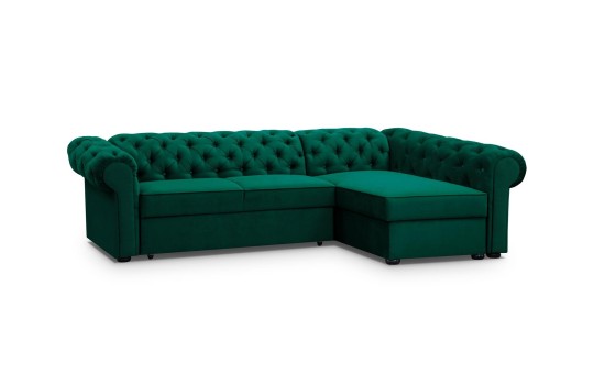 Narożnik chesterfield rozkładany do spania 