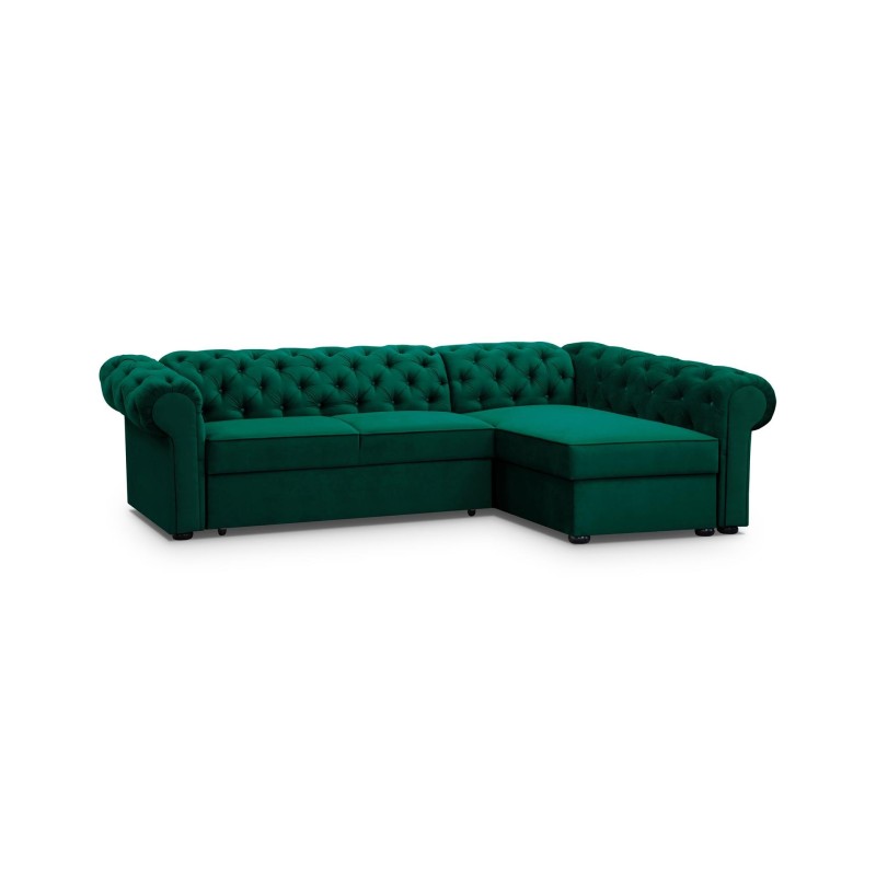 Narożnik chesterfield rozkładany do spania 