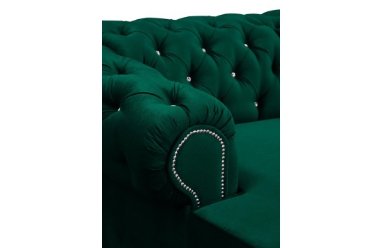 narożnik z ozdobnymi kryształkami 