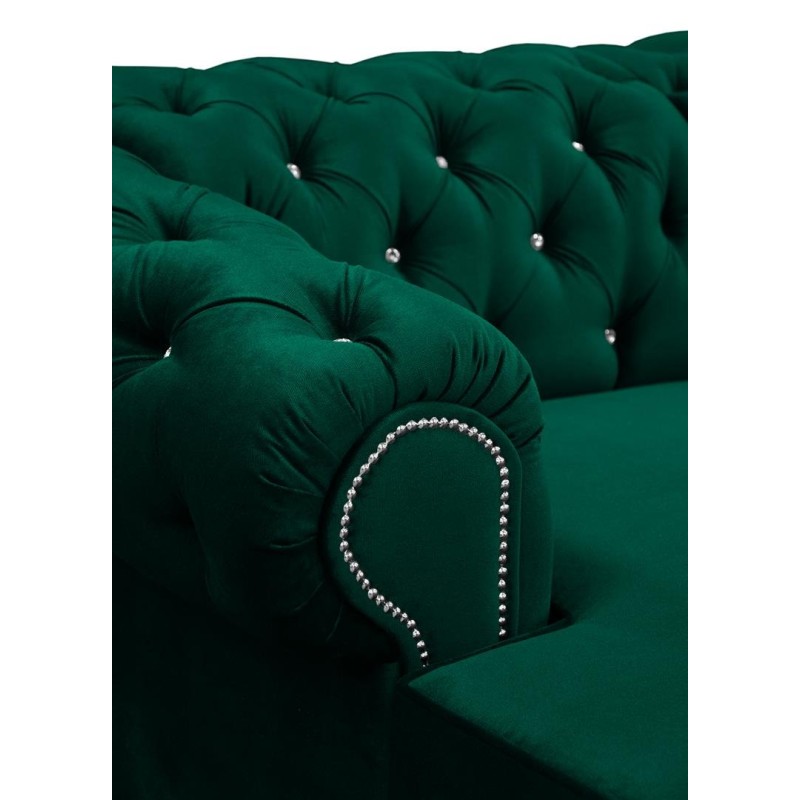 narożnik z ozdobnymi kryształkami 