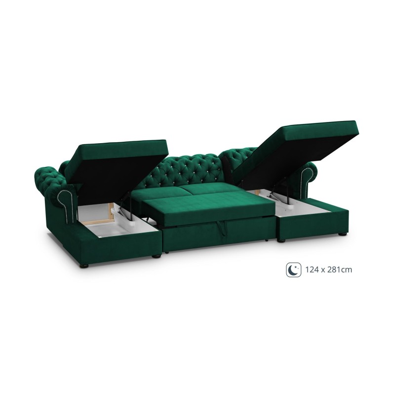 kanapa chesterfield otwierana do spania 