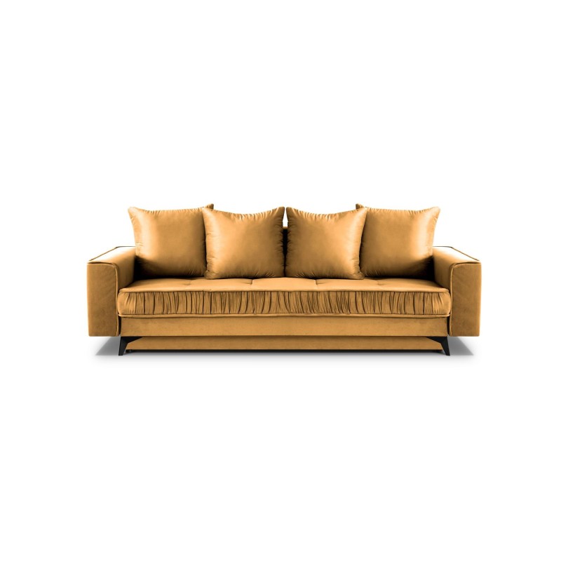 sofa z eleganckimi marszczeniami 