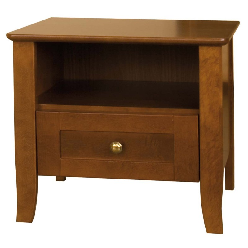 Stolik nocny Amelia - z drewna brzozowego