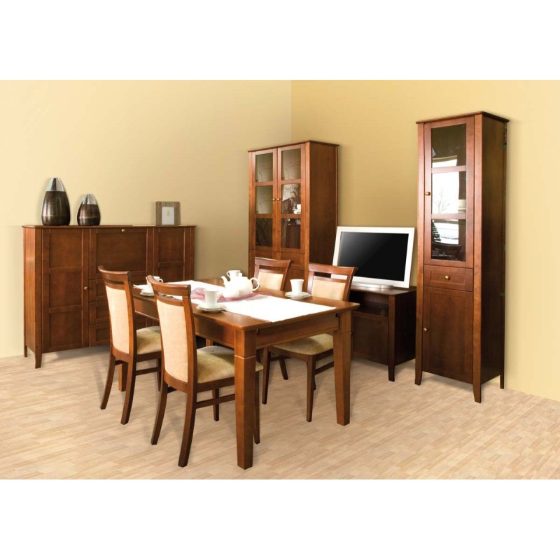 Szafka RTV Amelia 2D - z drewna brzozowego 