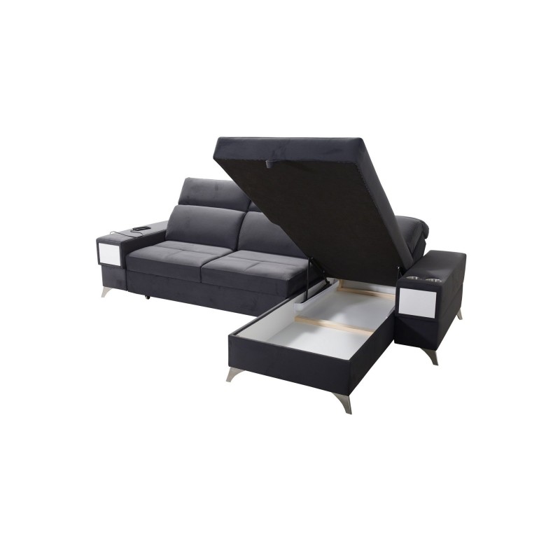 narożnik z dużym pojemnikiem 