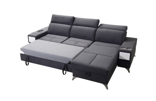 narożnik z funkcją spania 