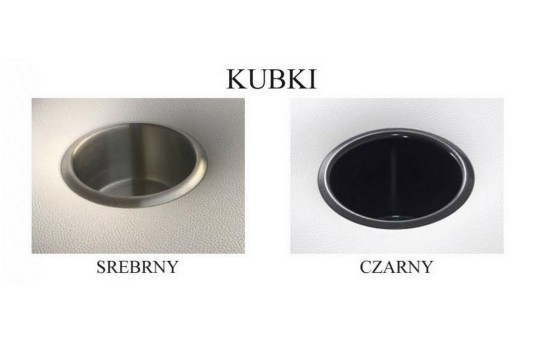 sofa z kubkami na picie 