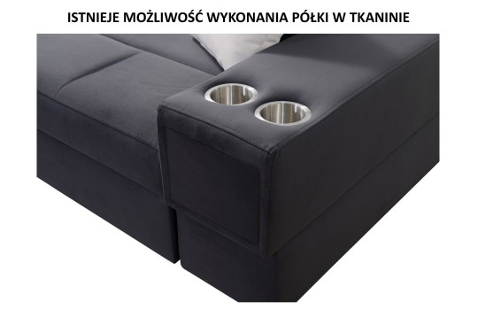 narożnik z półkami 