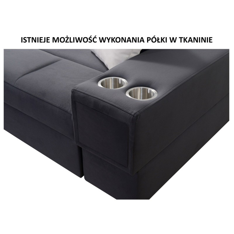 narożnik z półkami 