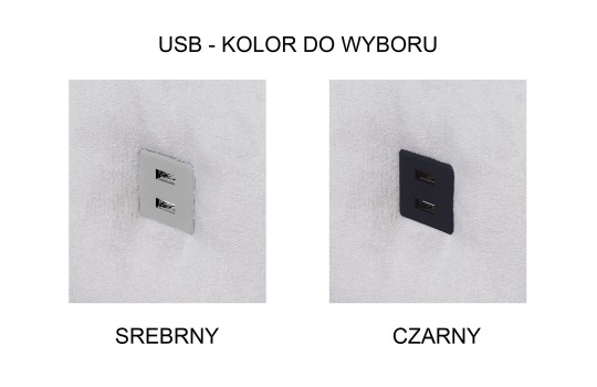 sofa z gniazdkiem USB 