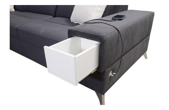 narożnik z wysuwanym barkiem Bahama 