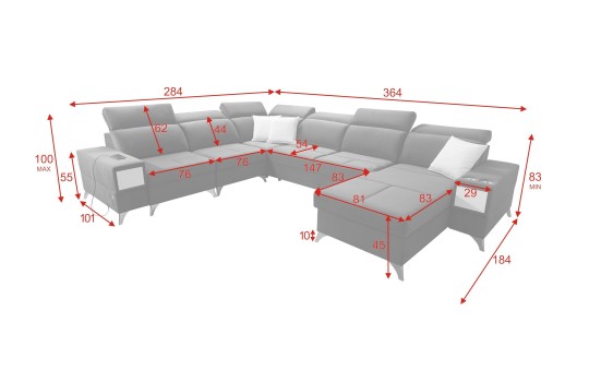 sofa w dużym rozmiarze sofa w dużym rozmiarze