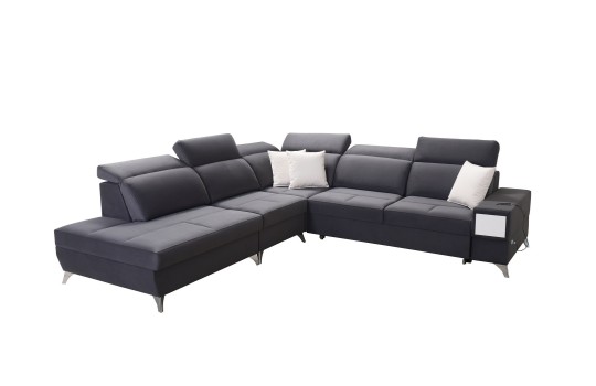 narożnik w łatwej do czyszczenia tkaninie 