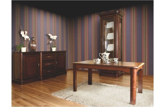Klasyczne drewniane biurko Szafir 1D4S