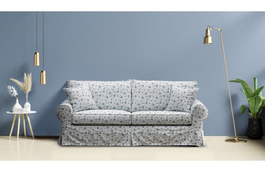 Brylant w tkaninie w kwiaty