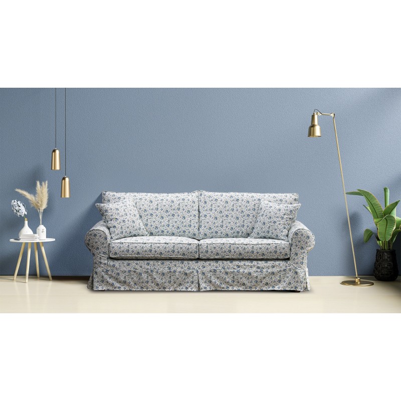 Brylant w tkaninie w kwiaty