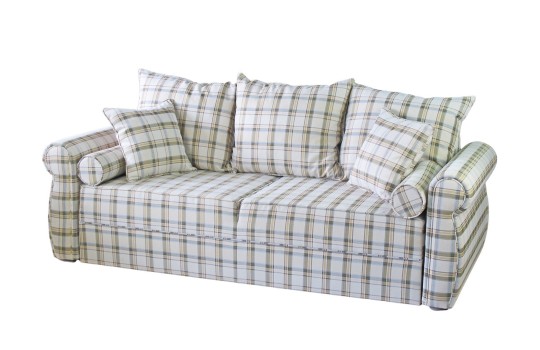 Sofa Gold tkanina w kratkę