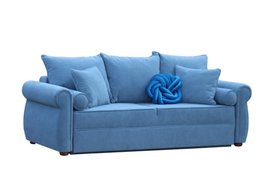 Kanapa Gold - niebieska