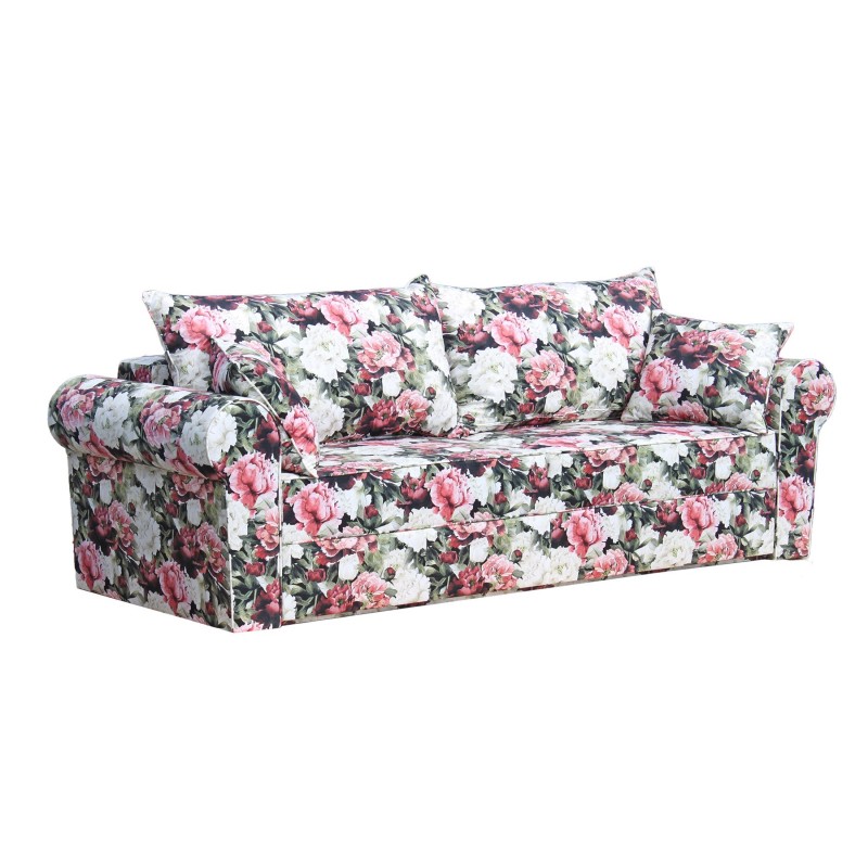 Klasyczna sofa w kwiaty 