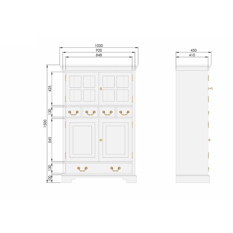 Witryna Florence wymiary 